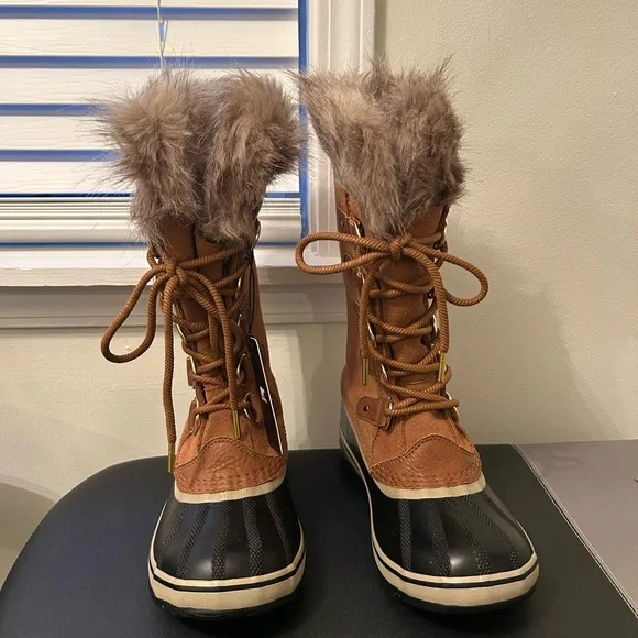 Sorel Joan of Arctic Boot Sz 9 Camel - Picture 3 of 5